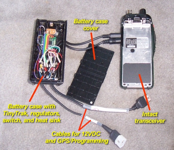 TinyTrak in battery case